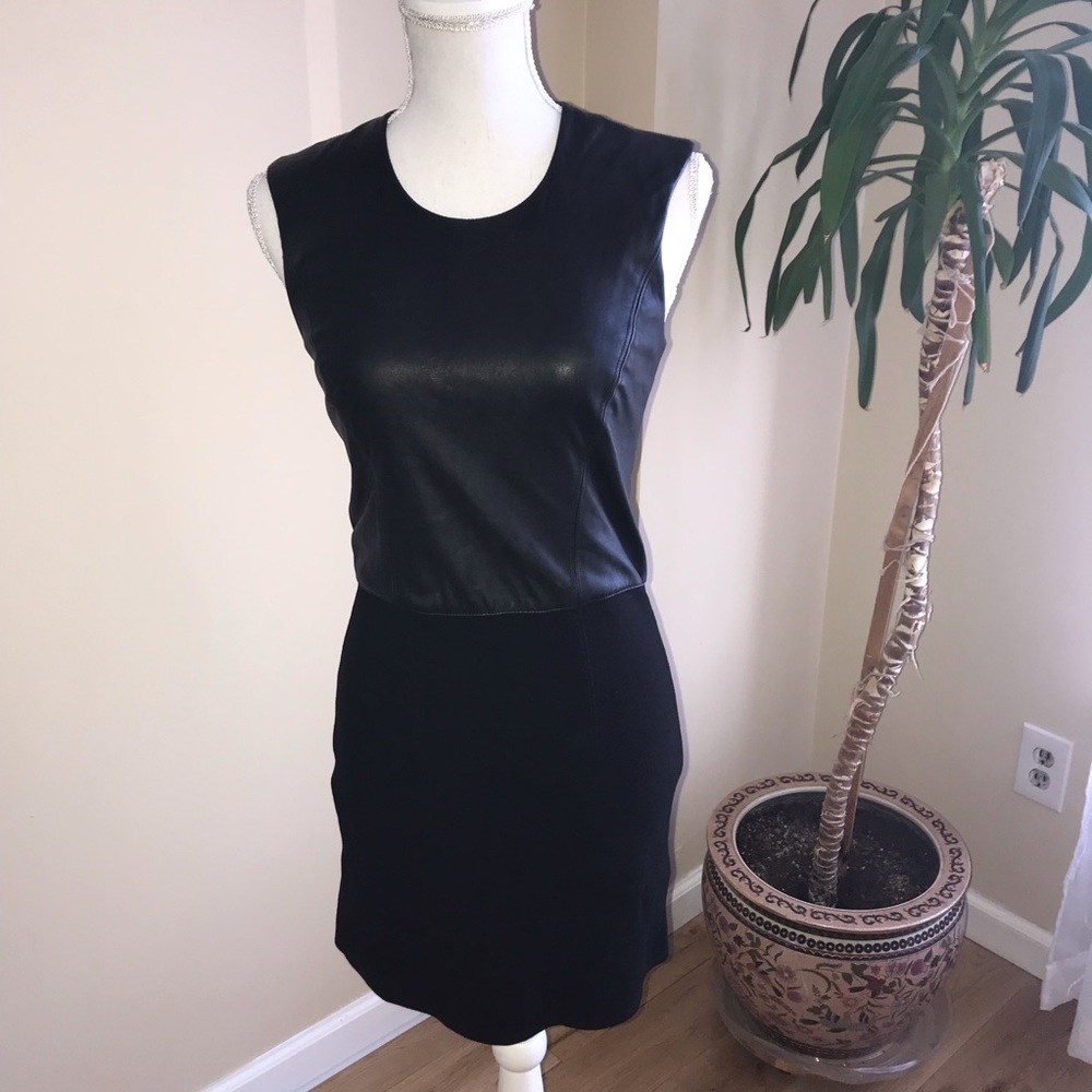 Helmut Lang Leather  Dress